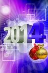 New Year 2014 Stock Photo