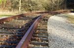 Image With The Old Rusty Railroad Stock Photo