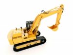 Excavator Isolated With Light Shadow Stock Photo