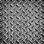 Seamless Steel Diamond Plate Texture Stock Photo