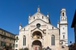 View Of Verona Cathedral Stock Photo