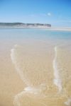 Beautiful Obidos Lagoon In Foz Do Arelho, Portugal Stock Photo