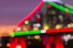 Story Bridge In Brisbane, Queensland Stock Photo