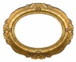 Gold Picture Frame Stock Photo