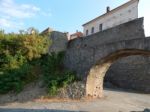 The Eleventh Century Castle On The Volcanic Mountain, Architecture And Elements  Stock Photo