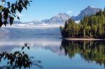 Lake Mcdonald Stock Photo