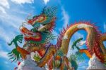 Dragon Chinese In Thailand Stock Photo