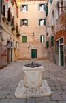 Venice Italy Unusual Scenic View Stock Photo