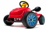 Children's Car Isolated Stock Photo