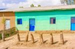 Small Village In Ethiopia Stock Photo