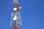 Telecommunication Tower Stock Photo