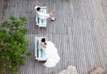 Asian Bride And Groom Stock Photo