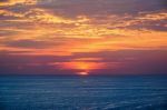 Sunset Over The Andaman Sea Stock Photo