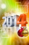 New Year 2014 Stock Photo