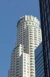 Los Angeles, California/usa - July 28 : Skyscraper In The Financ Stock Photo