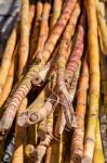 Raw Cane Sugar Stock Photo