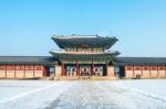 Gyeongbokgung Palace In Seoul,korea Stock Photo