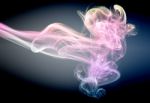 Abstract Glowing Of Smoke Stock Photo