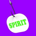 Spirit On Hook Means Spiritual Body Or Purity Stock Photo