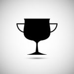 Trophy Icon.  Illustration Stock Photo