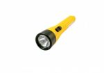 Yellow Flashlight Stock Photo