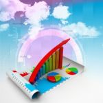 Business Growth Graph And Chart Stock Photo