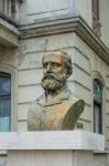 Sulina, Danube Delta/romania - September 23 : Statue Of Sir Char Stock Photo