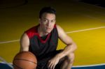 Asian Basketball Player Stock Photo