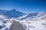 First Mountain Grindelwald Switzerland Stock Photo