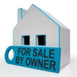 For Sale By Owner House Means No Real Estate Agent Stock Photo