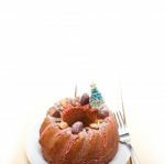 Christmas Cake Stock Photo