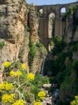 Ronda, Andalucia/spain - May 8 : View Of The New Bridge In Ronda Stock Photo