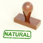 Natural Rubber Stamp Stock Photo