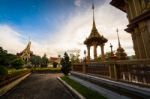 Thai Style Decoration In Chalong Temple, Phuket, Thailand Stock Photo