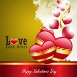 Red Love Heart, Valentines Day Concept Stock Photo