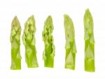 Asparagus Isolated On The White Background Stock Photo