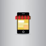 Mobile Shop  Illustration  Stock Photo