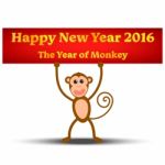 The Year Of Monkey Stock Photo