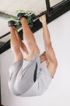 Male Exercising In Bar Stock Photo