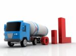 Oil Tanker Truck Stock Photo