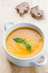 Pumpkin Soup Stock Photo