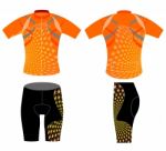 Cycling Vest,sportswear Graphic T-shirt Stock Photo