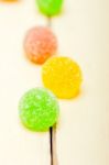 Sugar Jelly Fruit Candy Stock Photo