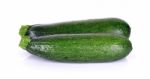 Zucchini Courgette Isolated On The White Background Stock Photo