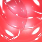 Red Bubbles Background Stock Photo