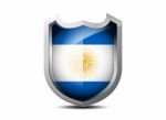 Flag Of Argentina Stock Photo