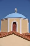 Greek Church Stock Photo