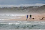 Alnmouth, Northumberland/uk - August 17 : Scenic View Of The Riv Stock Photo