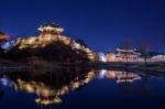 Hwaseong Fortress In Suwon,korea Stock Photo