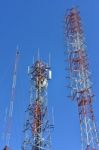 Telecommunication Tower Stock Photo